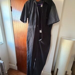Dickies Black Short Sleeve Jumpsuit